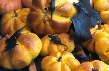 Pão de abóbora e mel