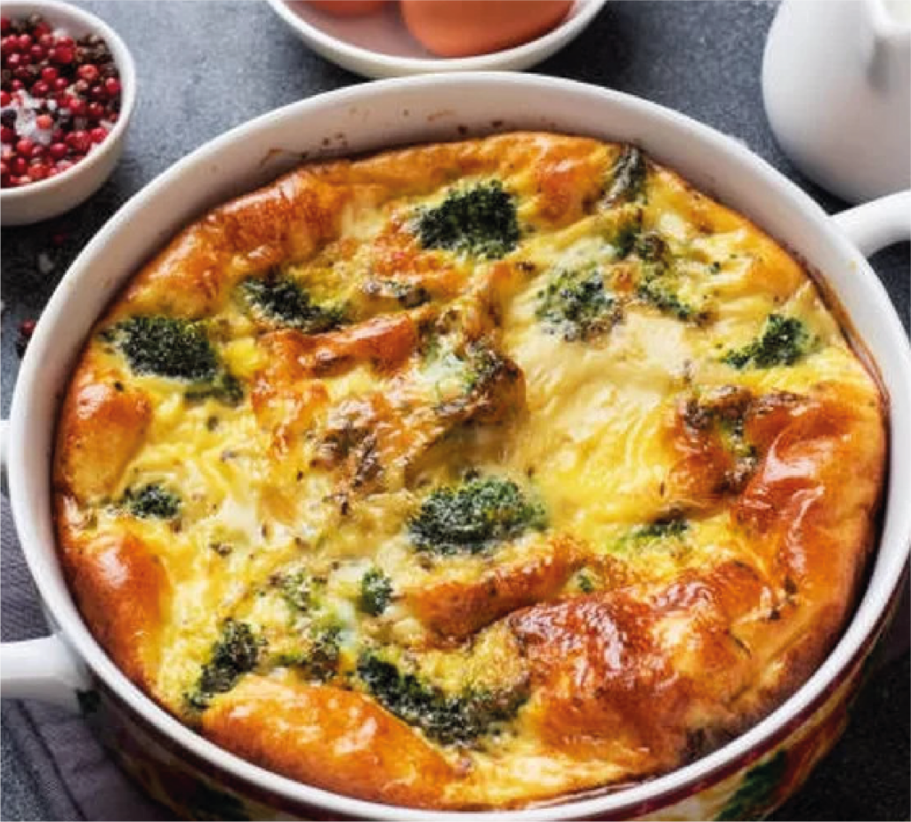 Omelete de forno com atum