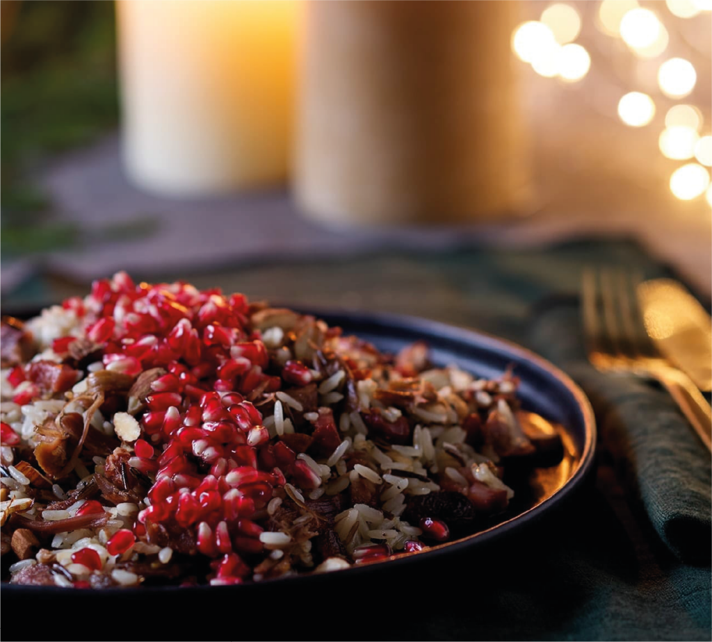 Salada de Arroz Selvagem c/ Pato Confitado
