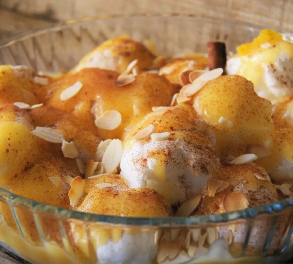 Farófias no Microondas com Leite Creme