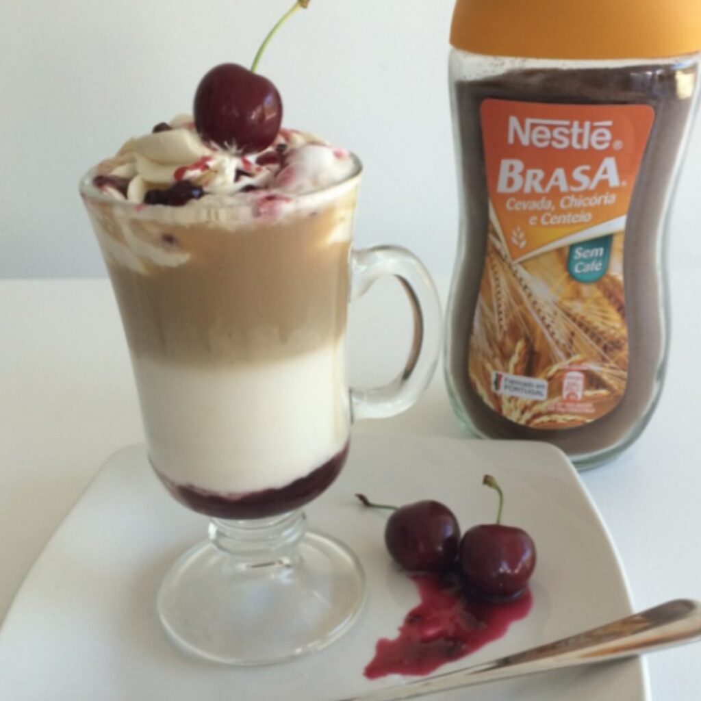 Brasatté com Merengue e Cereja