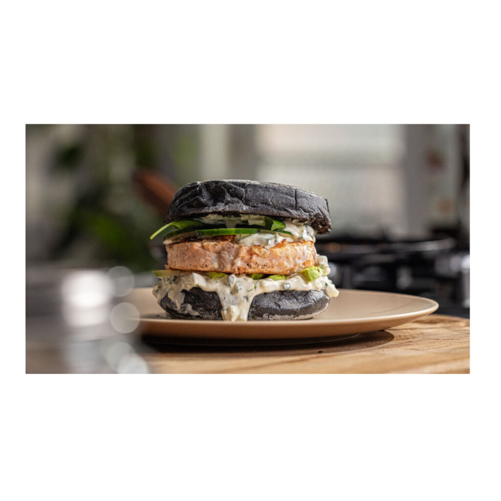 Hamburguer de Salmão