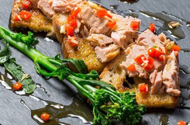 Tiborna Bom Petisco com brócolos