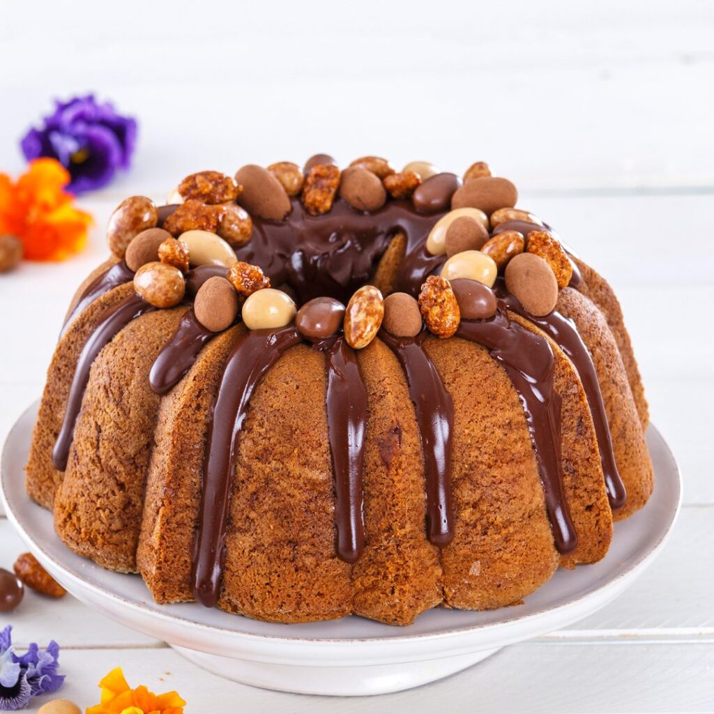 Bolo de cenoura de Páscoa
