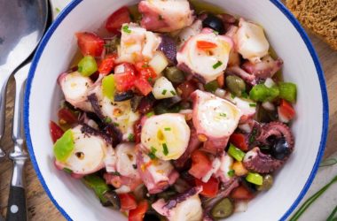 Salada de Polvo Colorida