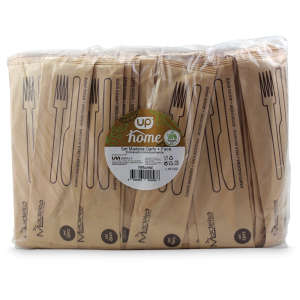 Set Garfo + Faca Madeira Individual UP Home
