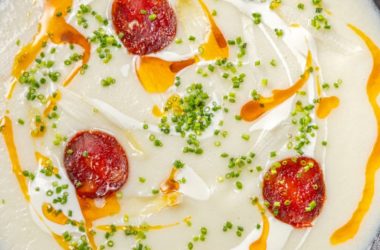 Creme de Espargos com Chouriço