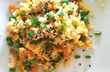Arroz Chao-Chao de Frango e Legumes