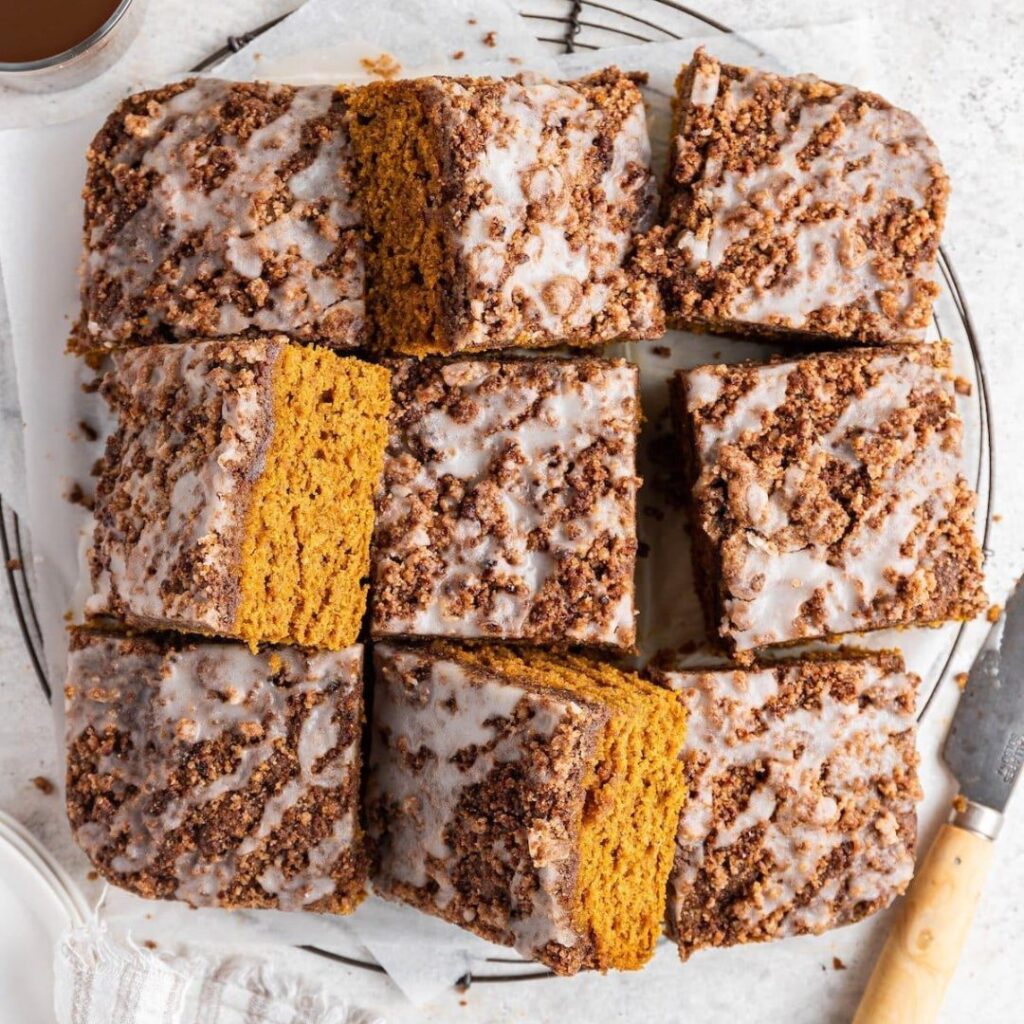 Bolo de Abóbora e Café