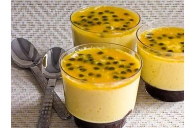 Sobremesa de Pêssego e Maracujá