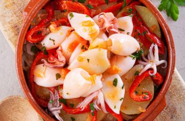 Caldeirada de Lulas Limpas