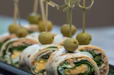 Rodelas de Tortilha com Atum e Ovo