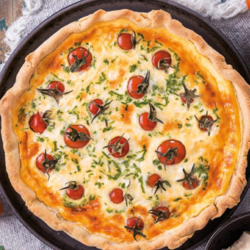 Quiche de Tomate-Cereja