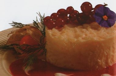 Pudins de Arroz Doce com Frutas Frescas