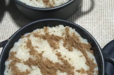 Arroz doce no microondas