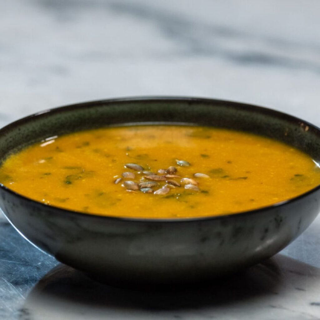 Creme de Abóbora com Laranja
