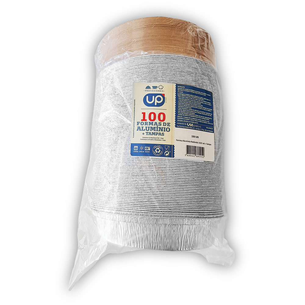 Forma Alumínio Redonda 1025ml UP Home