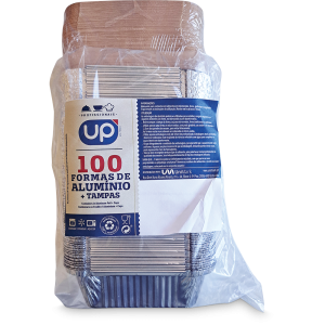 Forma Alumínio Retangular 1500ml UP Home