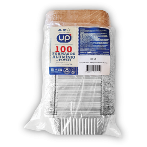 Forma Alumínio Retangular 500ml UP Home