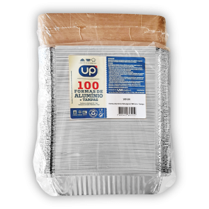 Forma Alumínio Retangular 980ml UP Home