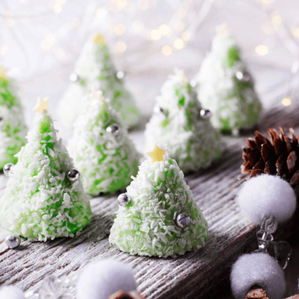 Árvores de Natal com Coco
