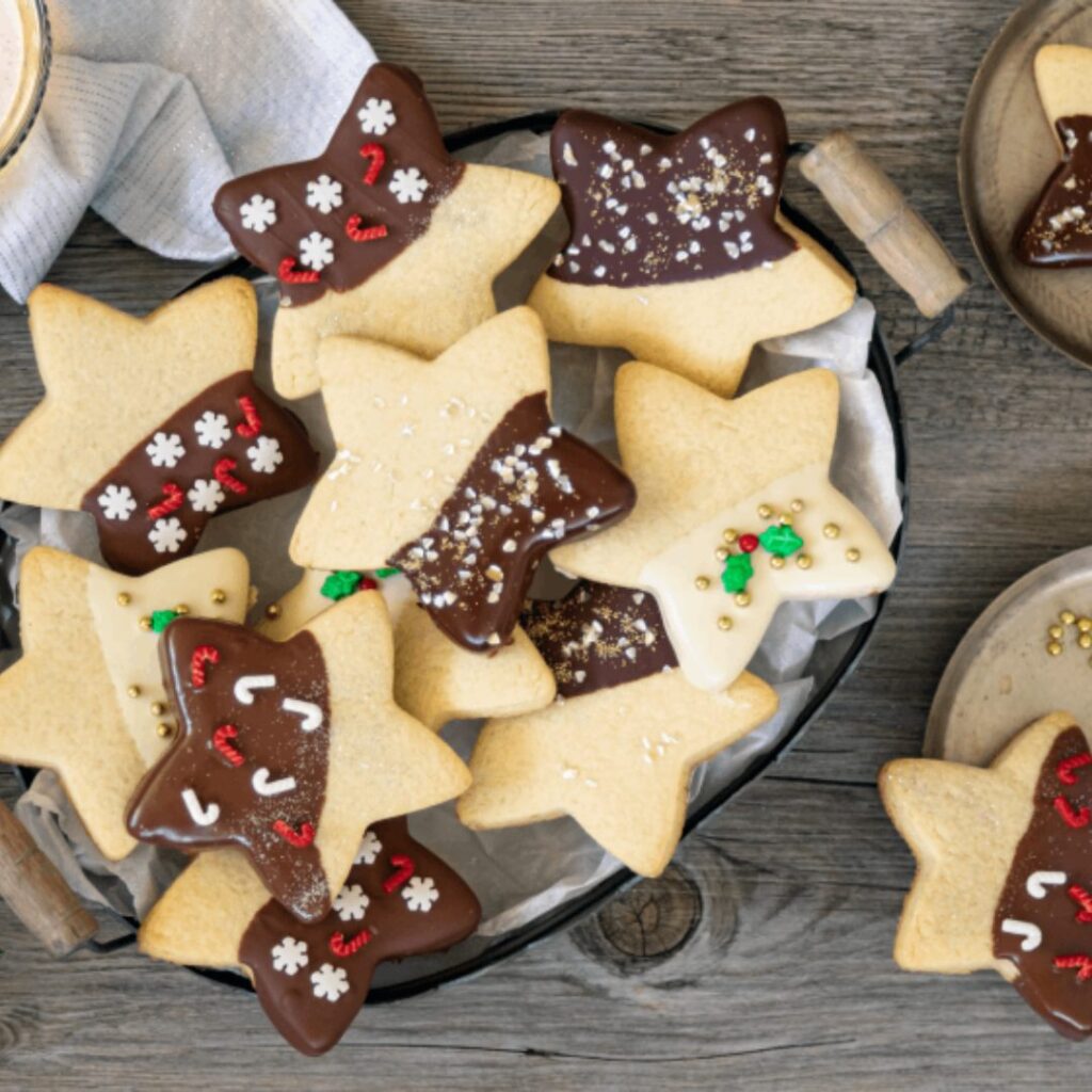 Biscoitos de Chocolate e Manteiga