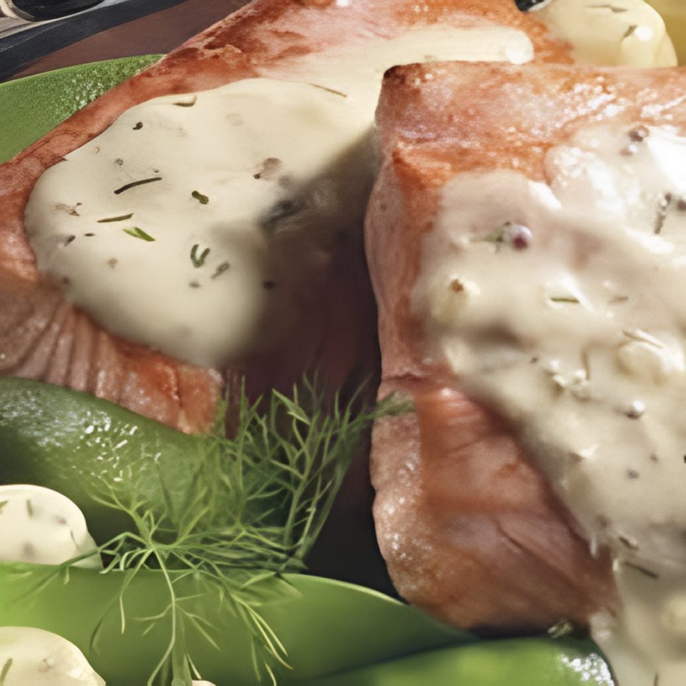 Lombo de Salmão com Vinho do Porto