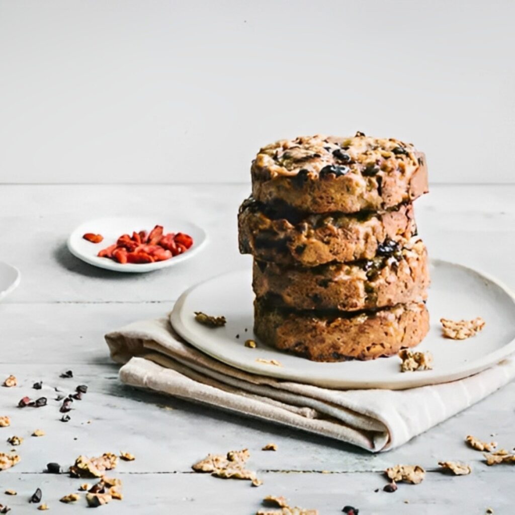 Bolachas de cereais integrais Fitness® e bagas goji