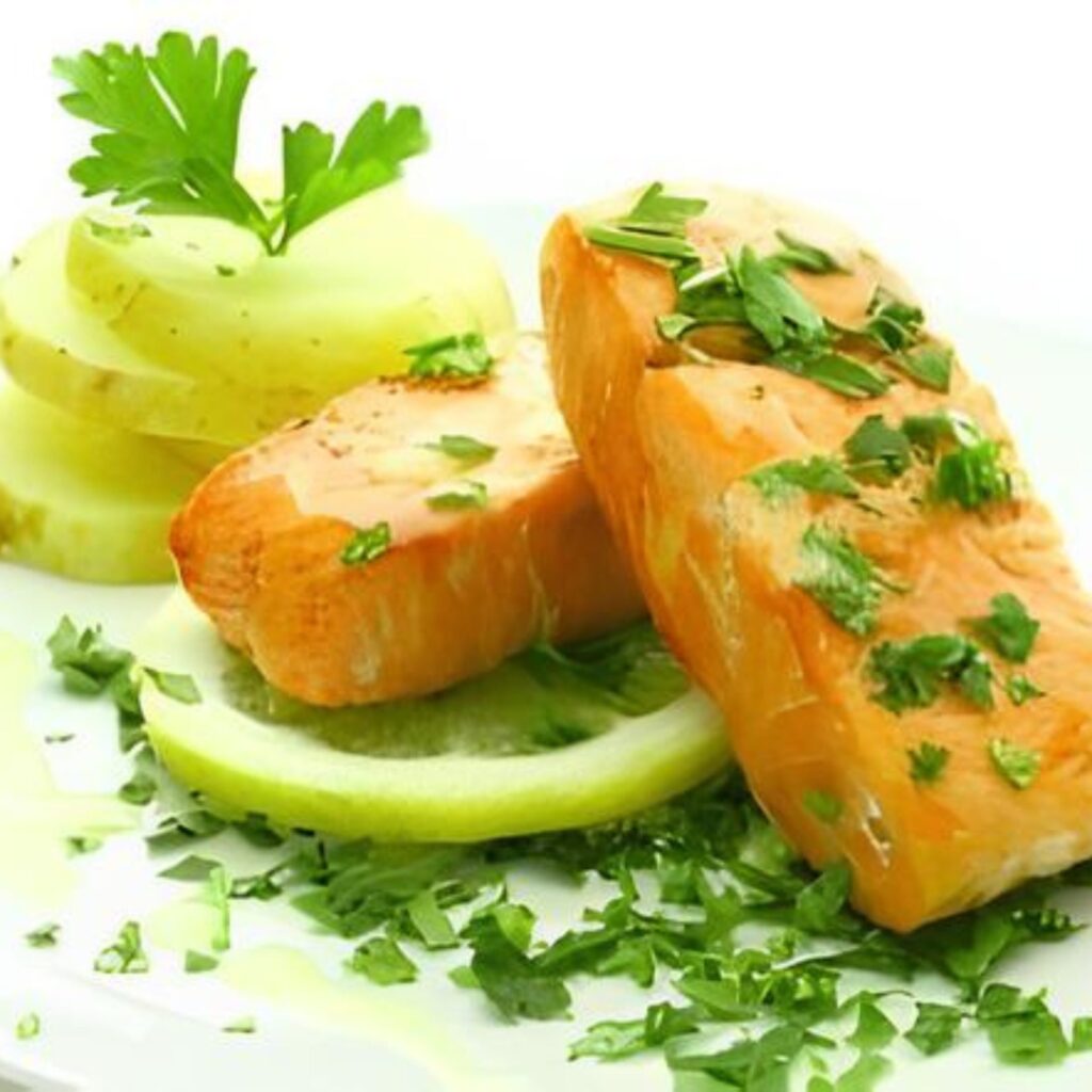 Medalhões de Salmão à Chef