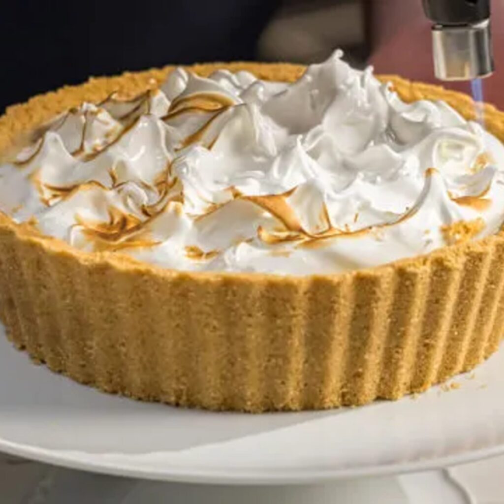 Tarte de Lima e Manjericão