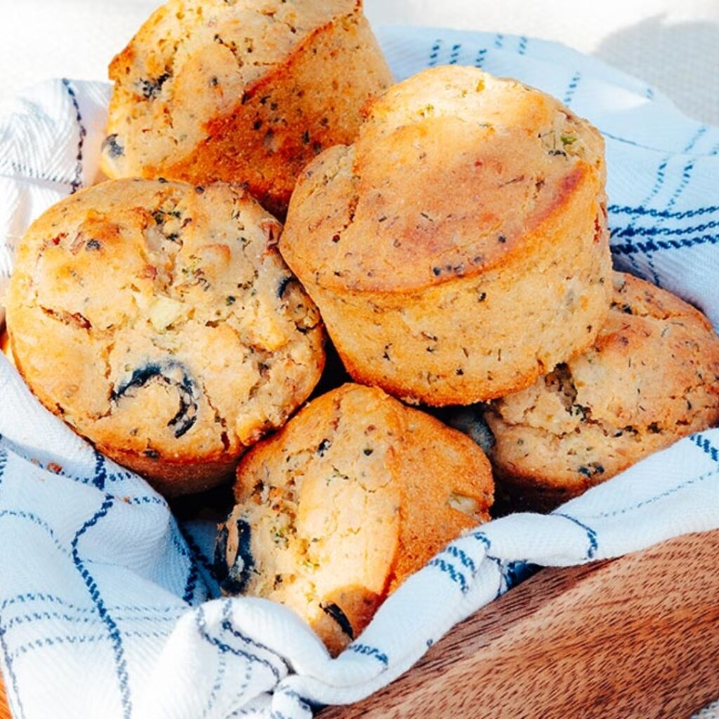 Muffins vegan de Arroz Carolino com vegetais