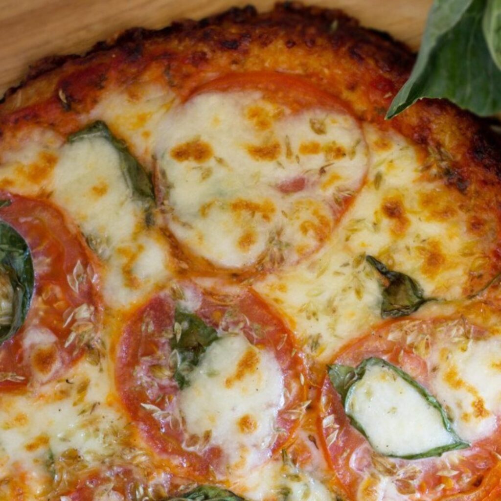 Pizza Margherita de Couve Flor