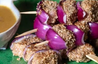 Espetadas de Atum com Molho de Manga