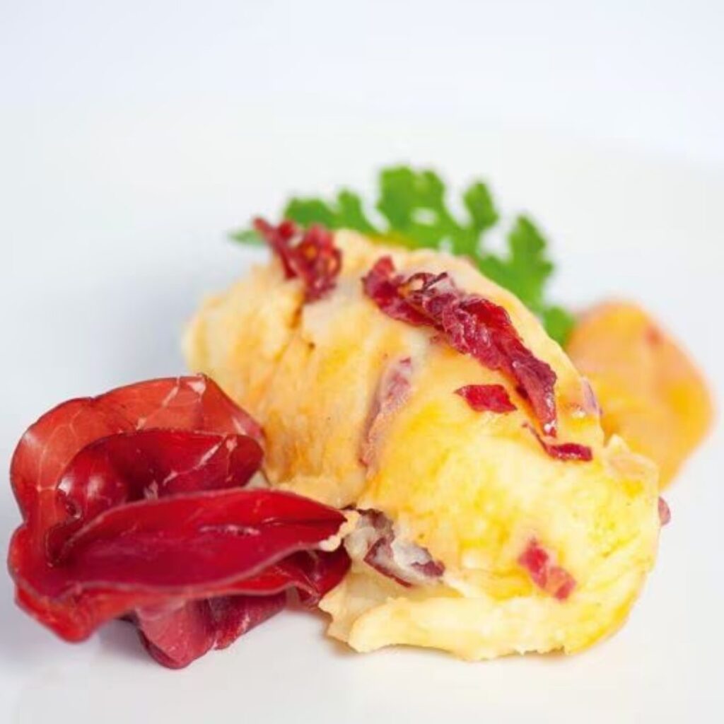 Puré de Batata com dois Sabores e Texturas