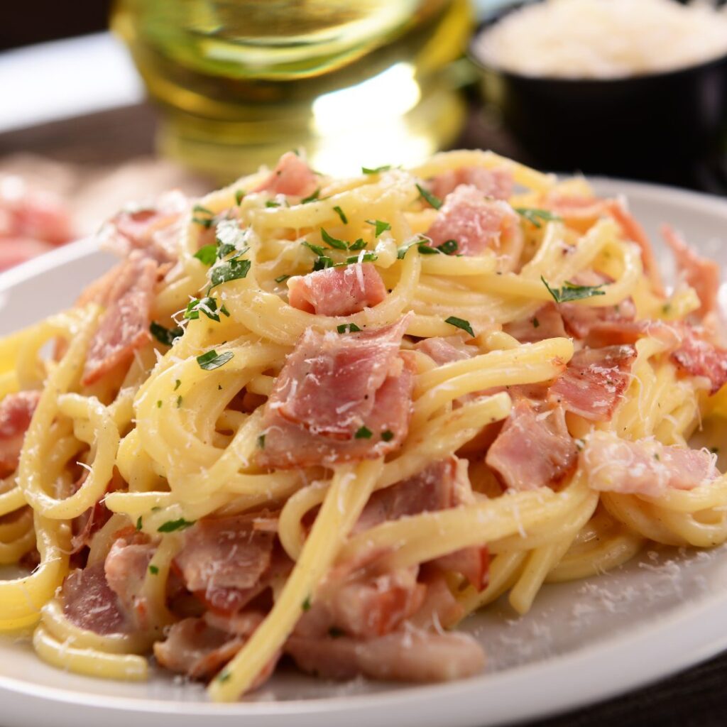 Spaguetti à carbonara