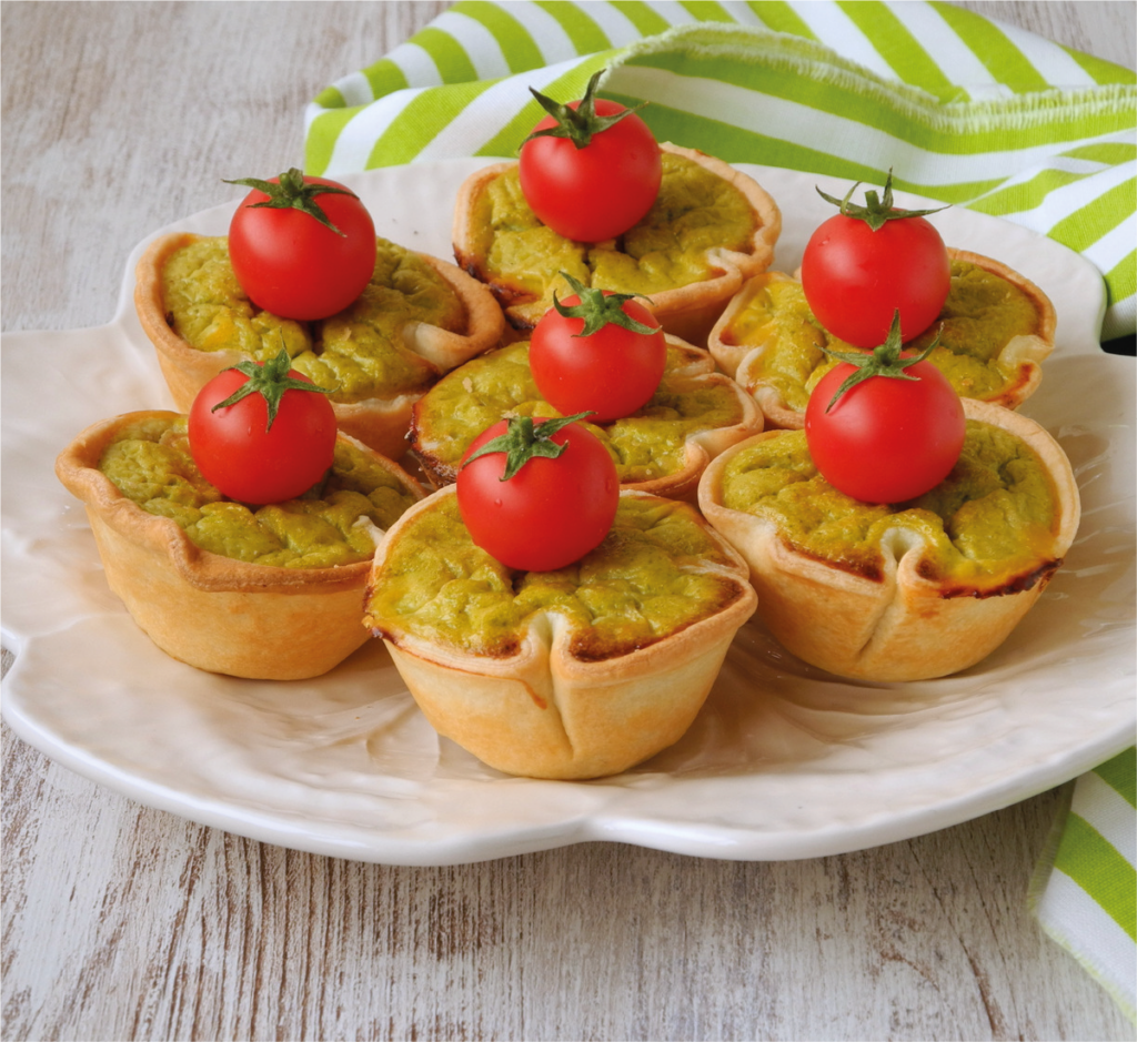 Miniquiches de Ervilhas