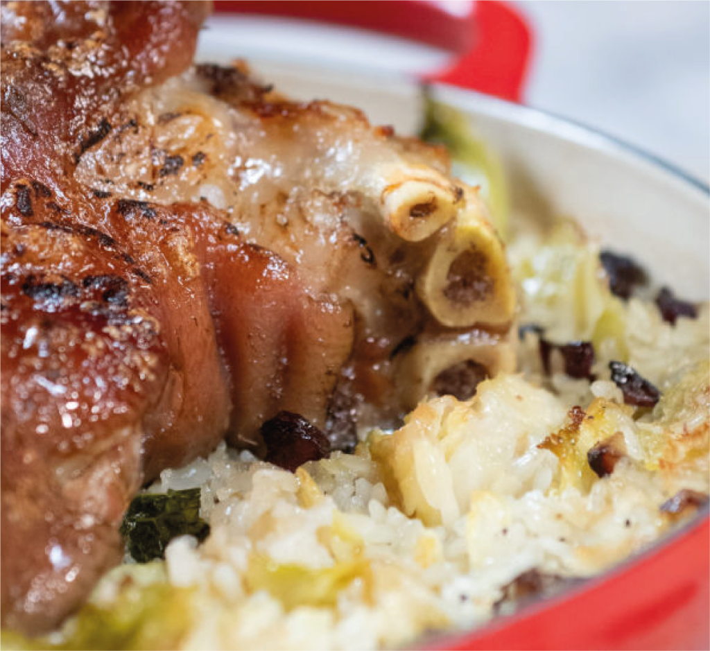 Arroz de Forno com Joelho de Porco