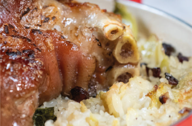 Arroz de Forno com Joelho de Porco