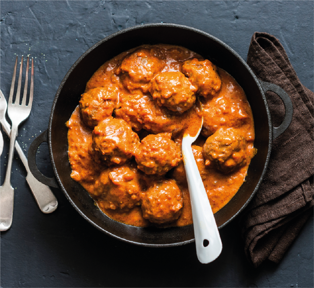 Almôndegas Vegetarianas com Molho de Tomate