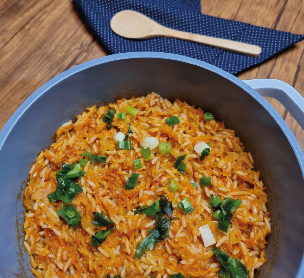 Arroz Cremoso com Cenoura