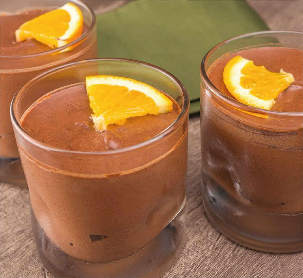 Mousse de Chocolate e Laranja