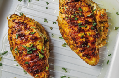 Peitos de Frango no Forno com Mostarda e Alecrim