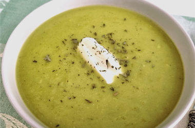 Creme de Ervilhas e Alho Francês