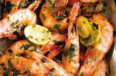 Camarões Salteados com Alho e Limão