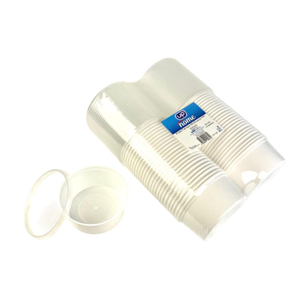 Pote com Tampa Multiusos Reutilizável 500ml UP Home