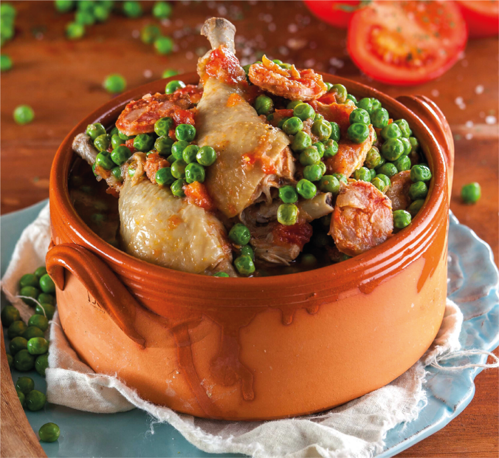 Estufado de Ervilhas com Frango