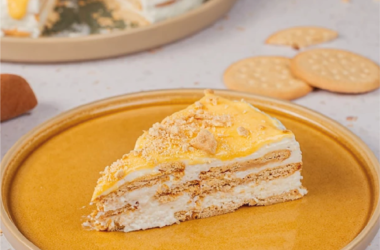 Cheesecake de Bolacha Maria