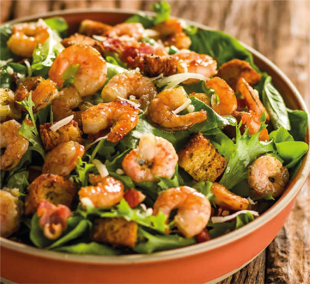 Salada Fresca de Camarão