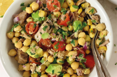 Grão de Bico Salteado com Atum e Ovo