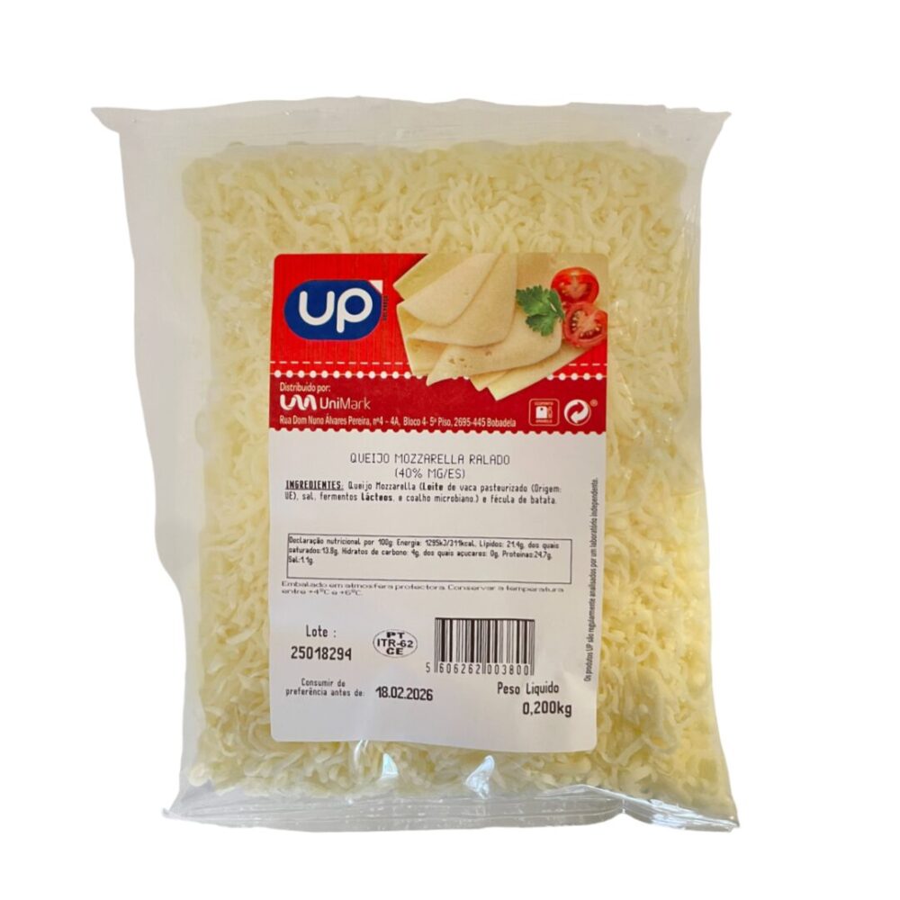 Queijo Mozzarella UP Ralado